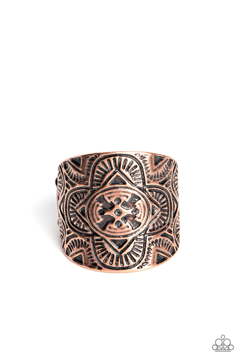 Aesthetic Stretch Ring, Copper with Adjustable Ring Band - Argentine Arches